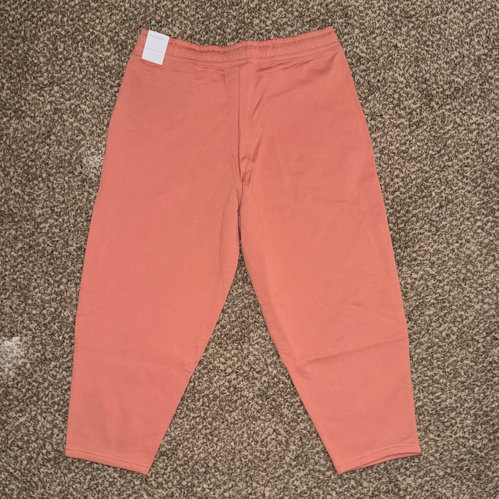 Pink Relaxed Fit Joggers with Elastic Cuffs - Picture 2 of 4